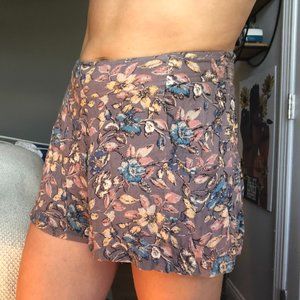 Free People Flowy Floral Shorts